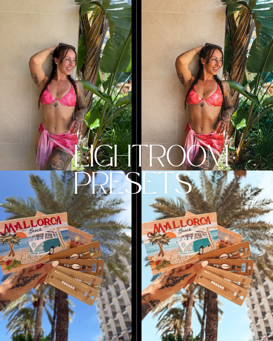 PRESET | 4 LIGHTROOM PRESETS