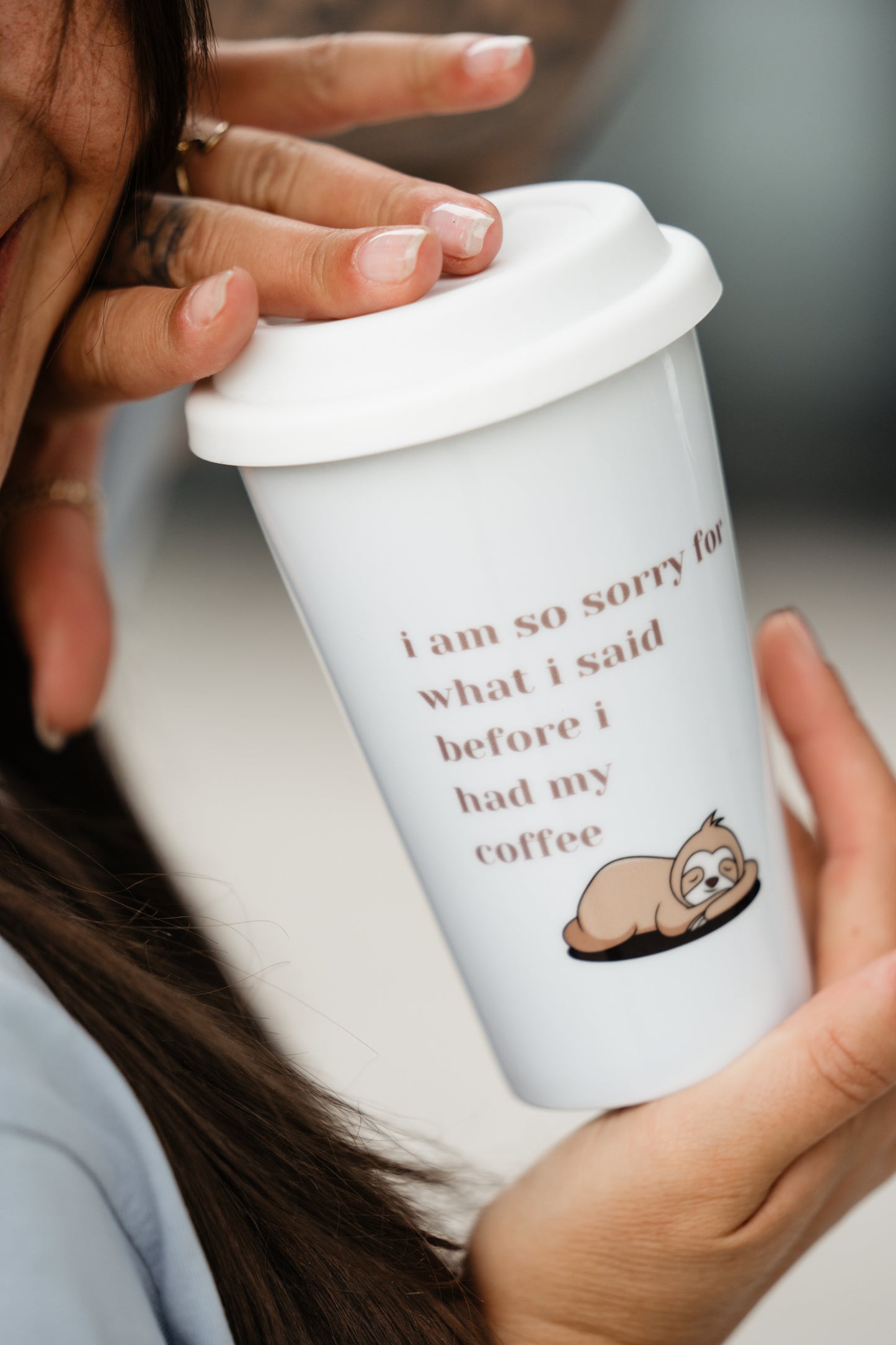 Faultier Sorry | To-Go-Becher - To-Go Becher