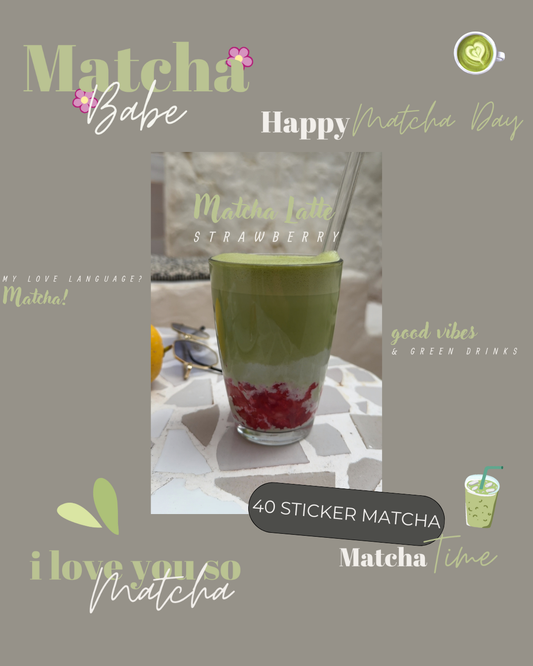 MATCHA  | 40 INSTAGRAM STORY STICKERS